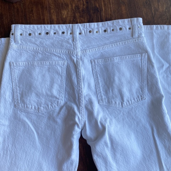 Zara The Slim Cropped Studded Jeans - Picture 3 of 4